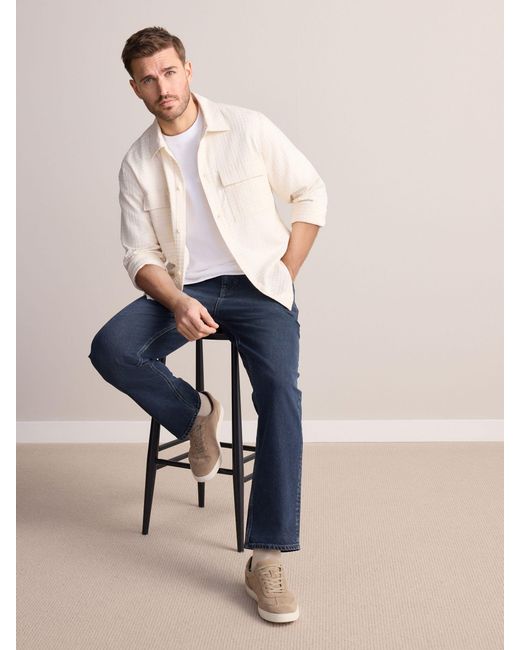 Next Natural Suede Smart Trainers for men