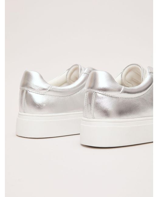 Phase Eight Natural Leather Trainers