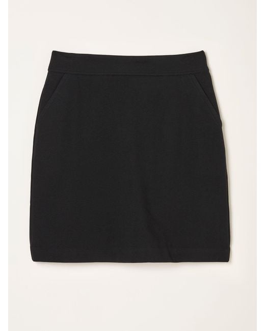 FatFace Black Fatface Jess Ponte Skirt