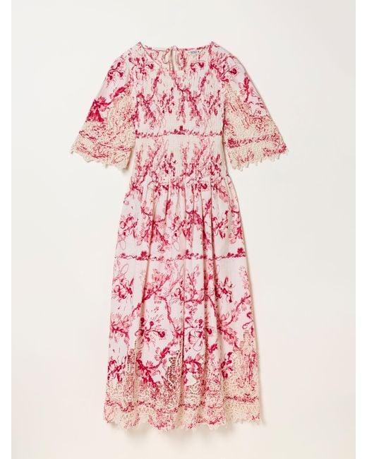 FatFace Pink Fatface Regular Midi Dress