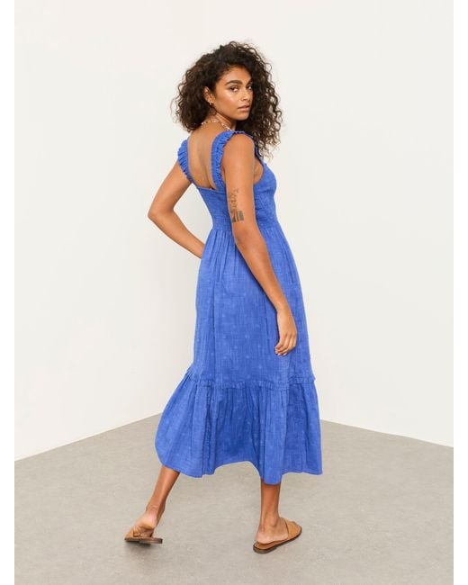 FatFace Blue Fatface Eva Regular Midi Dress