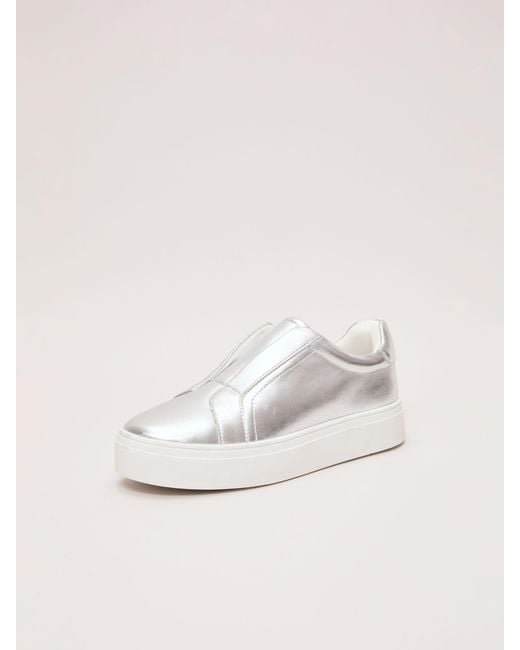 Phase Eight Natural Leather Trainers