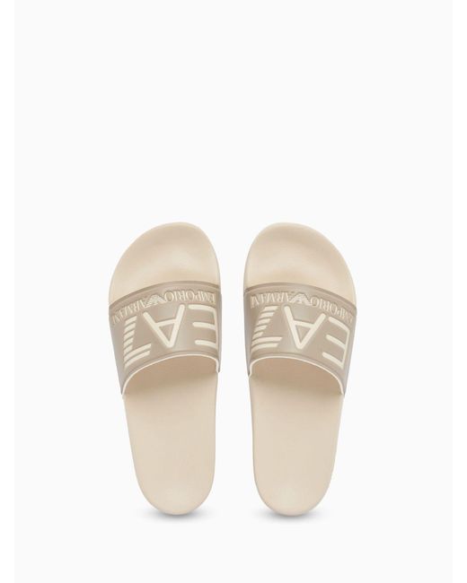 EA7 White Logo Slides