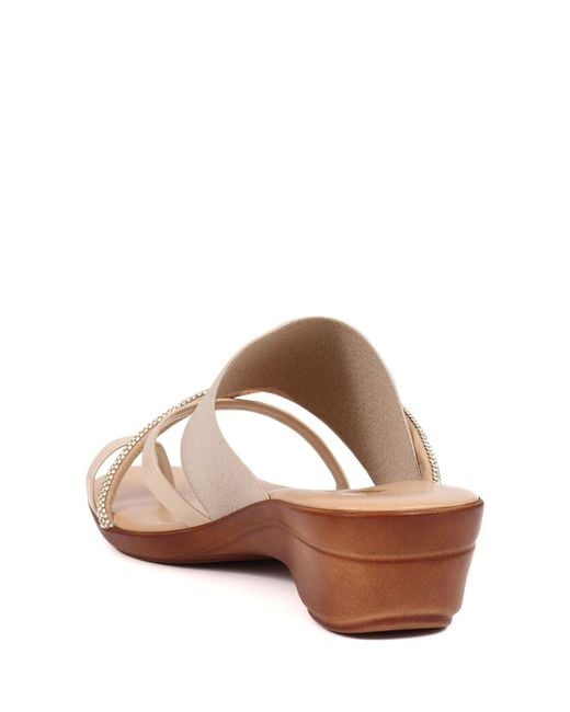 Pavers Pink Smart Toe Post Sandals