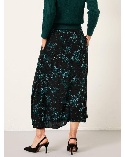 FatFace Green Fatface Skye Midi Skirt