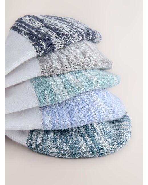 Next Gray Cushioned Mid Trainer Socks for men