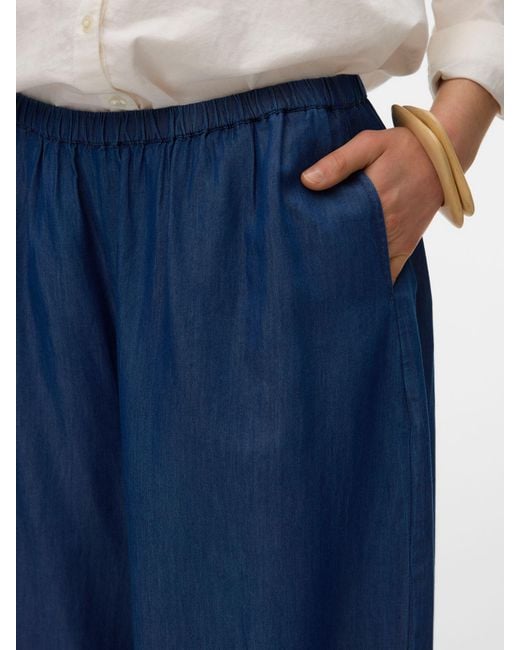 Vero Moda Blue Chambray Balloon Jogger