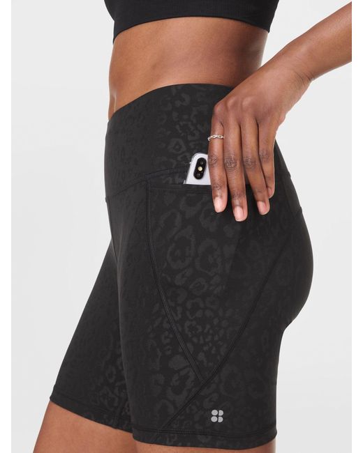 Sweaty Betty Gray 6 Inseam Power Workout Leggings