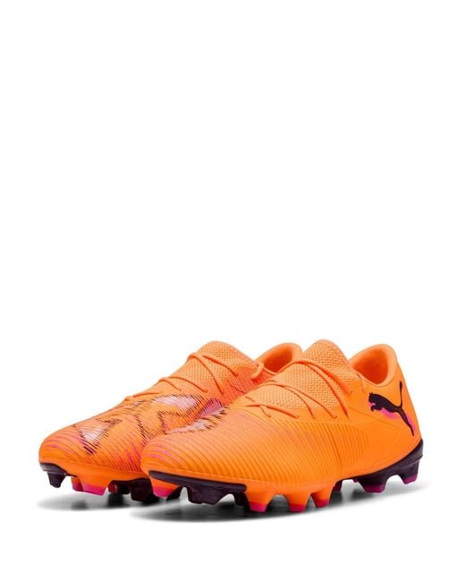 PUMA Orange Future 8 Match Low Firm Ground Football Boots for men
