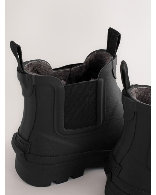 Next Black Ankle Wellies for men