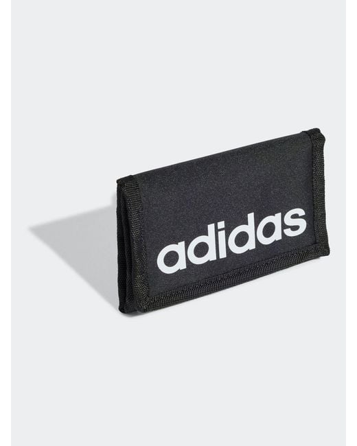 Adidas Black Linear Wallet for men
