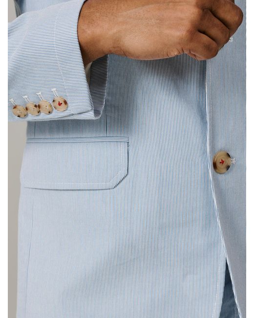 aubi Blue Pasmore Blazer for men