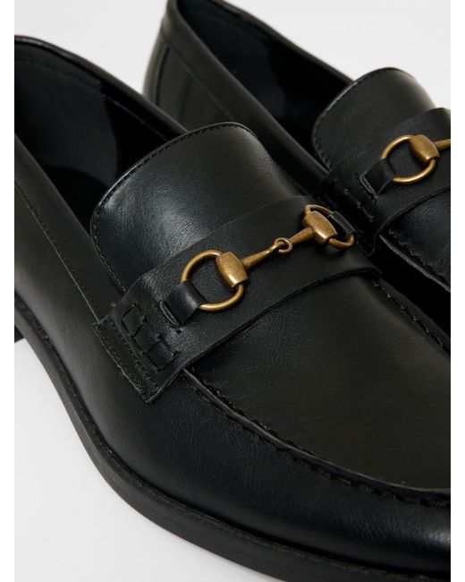 Threadbare White Snaffle Loafers for men
