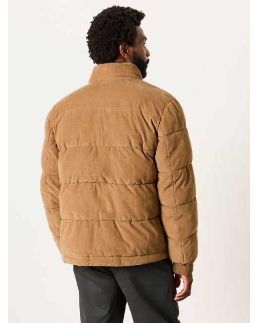 FatFace Brown Fatface Stone Cord Padded Jacket for men