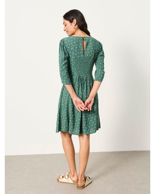 FatFace Green Fatface Anya Mini Dress