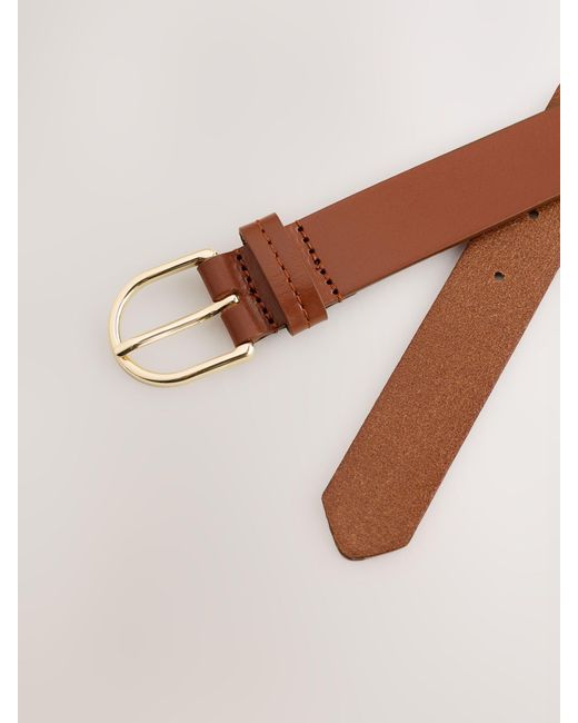 Next Brown Regular Leather Belt