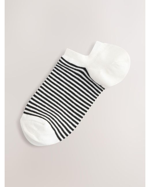 Next Black Trainer Socks 7 Pack