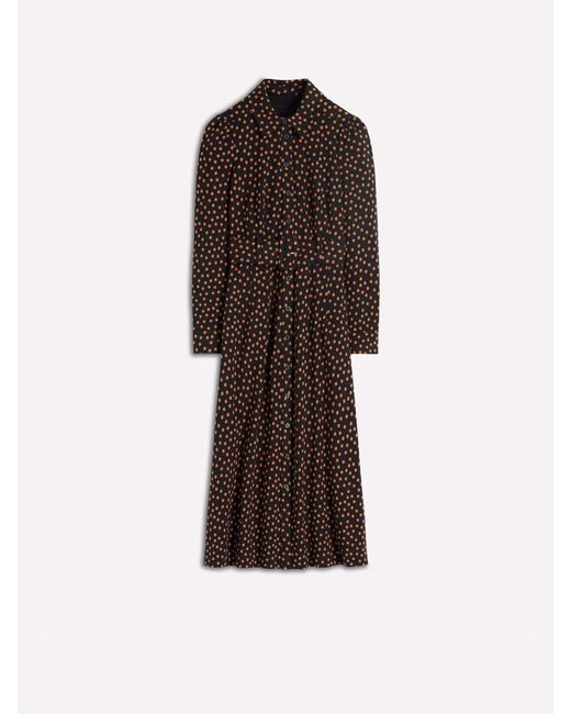 Boden Brown Anita Long Sleeve Shirt Dress