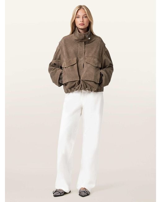 AllSaints Brown Allsaints Clay Jacket