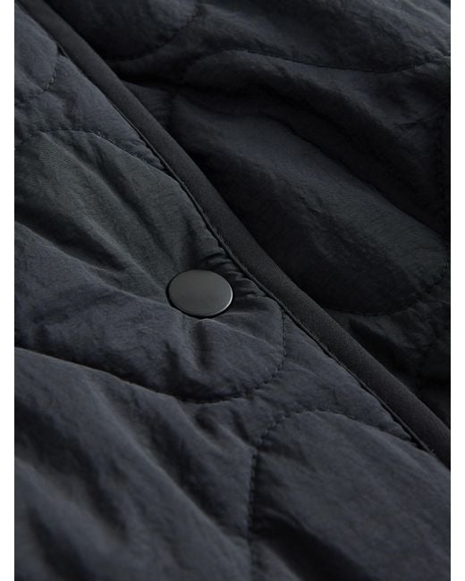 Next Black Long Quilted Jacket