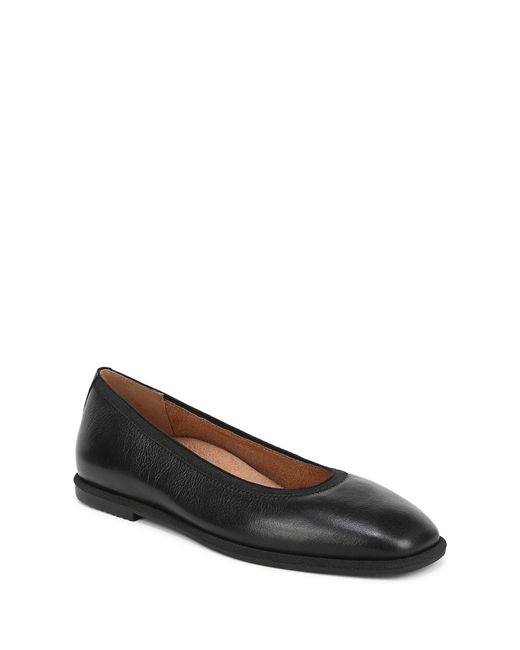 Vionic Black Caroll 2.0 Arch Support Ballet Flat