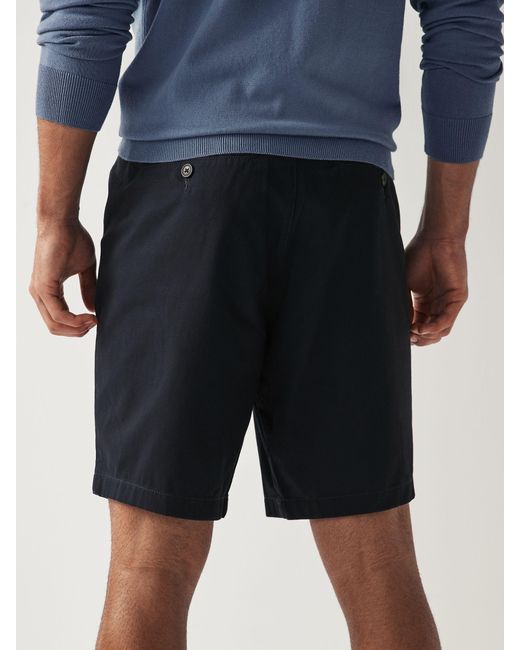 Next Blue Straight Fit Stretch Chinos Shorts for men