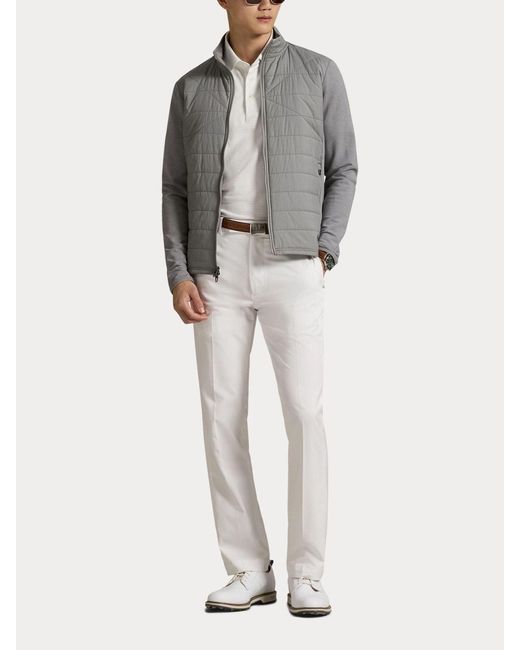 Ralph Lauren Gray Ralph Lauren Performance Wool Knit Jacket for men