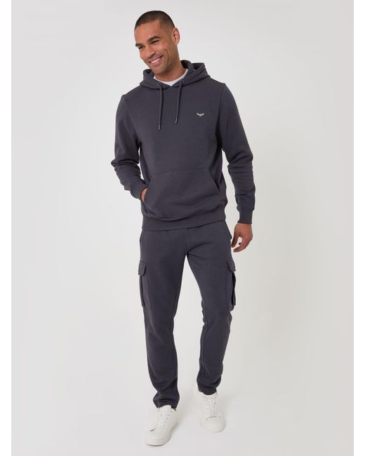 Threadbare Blue Hoodie for men