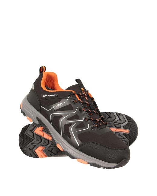 Mountain Warehouse Gray Shadow Waterproof Softshell Walking Shoes for men