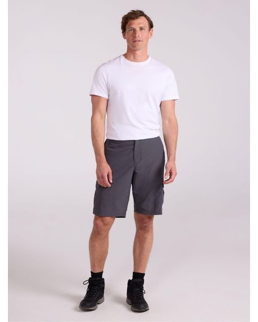 Mountain Warehouse Gray Explore Quick Drying Shorts for men