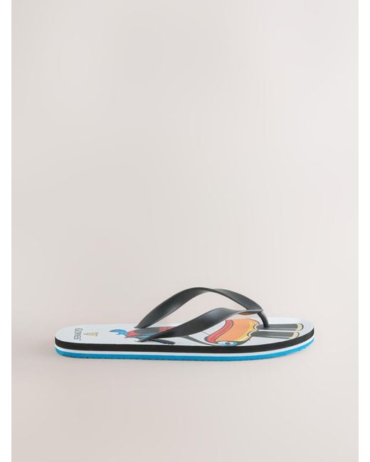 Next Blue Flip Flops for men