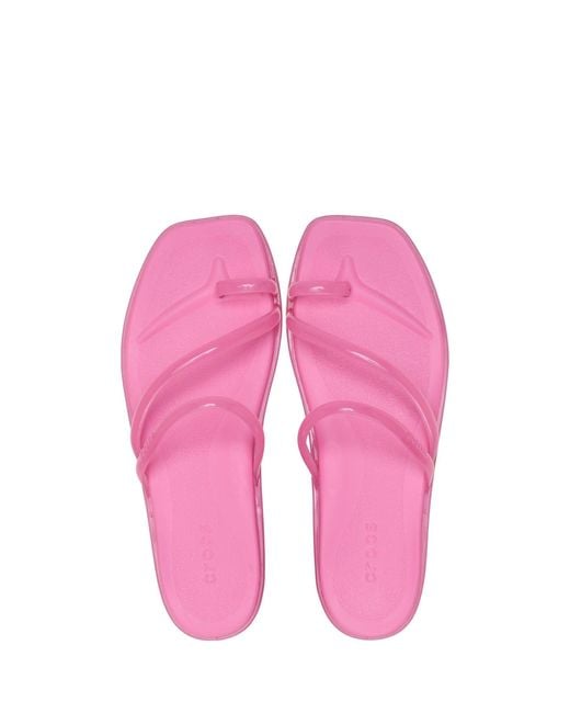 CROCSTM Pink Miami Two Strap Sandals