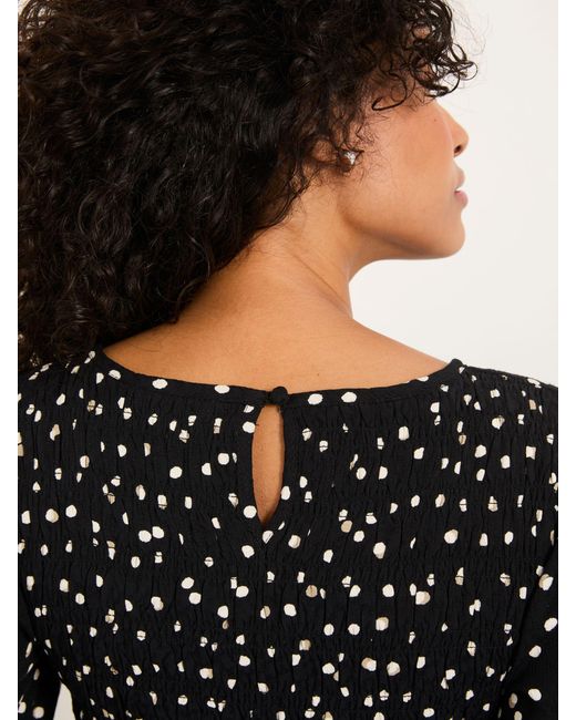 FatFace Black Fatface Mabel Regular Midi Dress