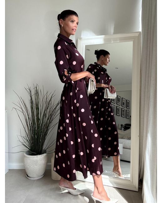 Style Cheat Gray Daphne Belted Shirt Dress