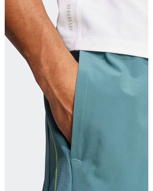 Adidas Blue Tech Apparel Shorts for men