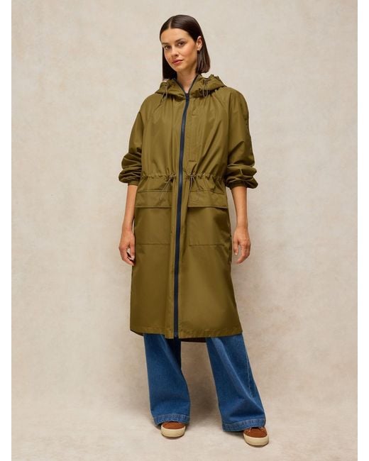 White Stuff Green Marielle Showerproof Coat