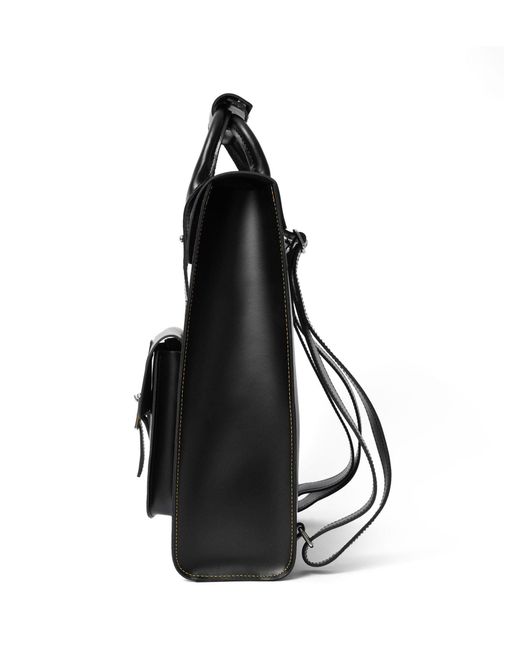Dr. Martens Black Smooth Leather Backpack