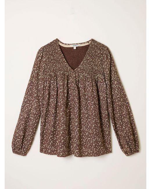 FatFace Brown Fatface Nessie Blouse