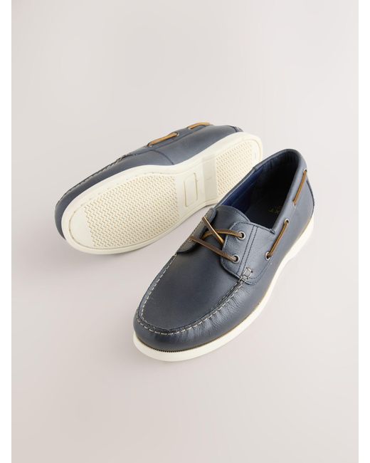 Next Bootsschuhe Aus Leder in Blue für Herren