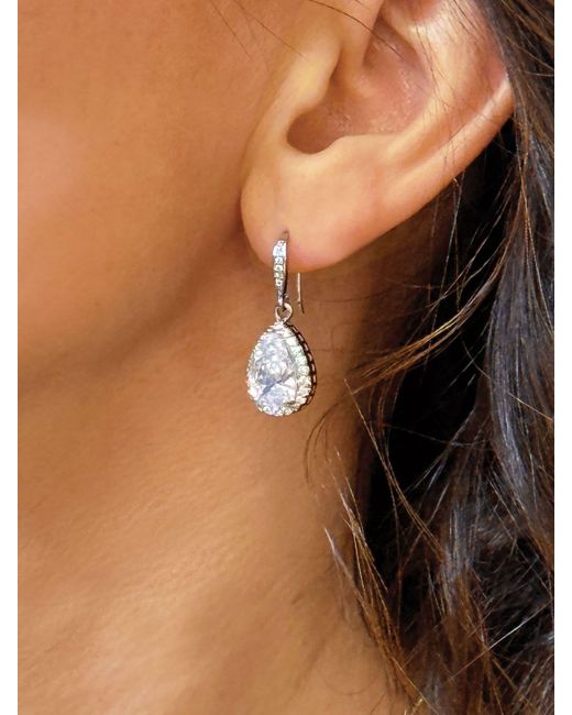 Ivory & Co. Metallic Eton Earrings