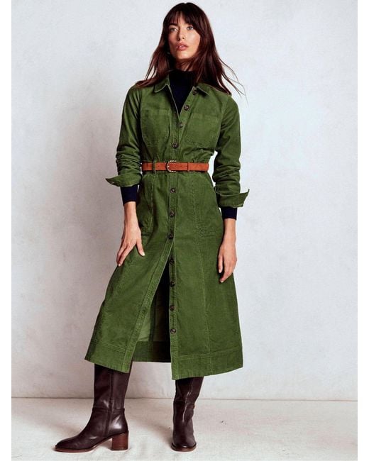 boden green midi dress Boden Women's Sleeveless Ponte Midi Dress in Green main image 0