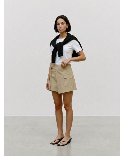 Vero Moda Natural Cargo Skort
