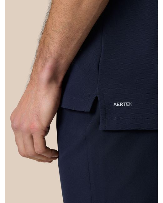 Castore Blue Club Essential Golf Polo Shirts for men