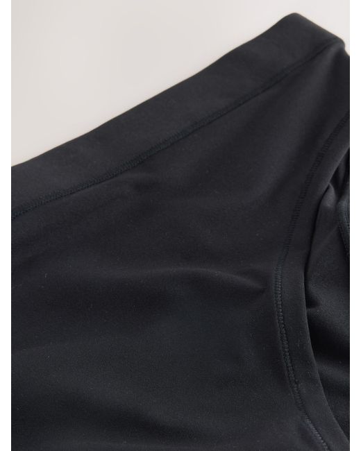 Self Black Midi Knickers