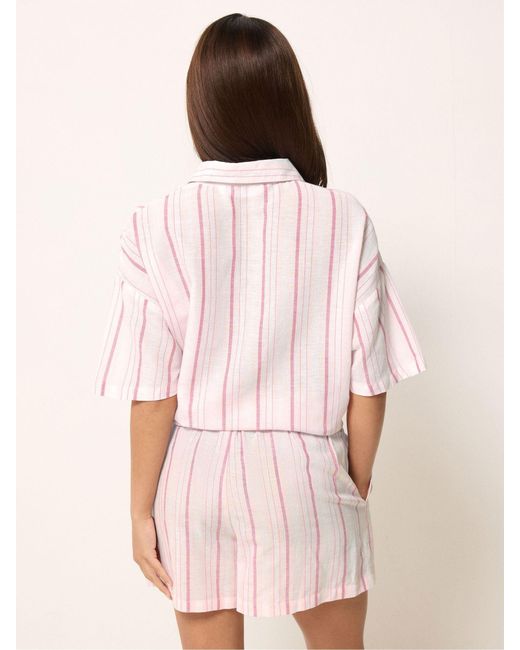PixieGirl Petite Pink Striped Shorts