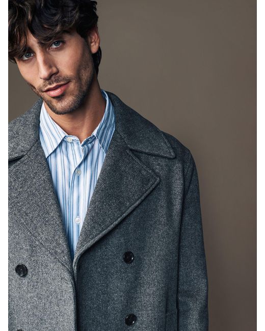 Next Anthrazitgrau/Fischgrätmuster in Gray für Herren