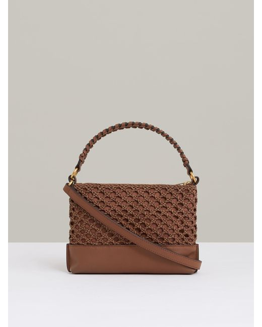 Reiss Multicolor Blakeley Umhängetasche Mit Flechtmustereinheitsgröße