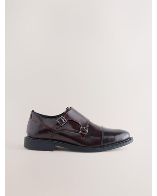 Next Multicolor Double Monk Shoes for men