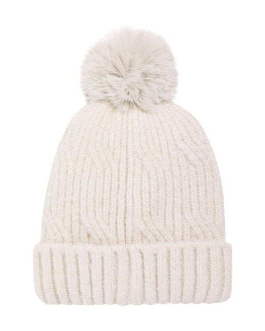 Weird Fish Red Blagdon Sparkle Bobble Hat