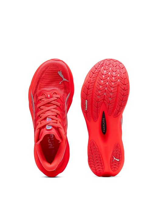 PUMA Red Deviate Nitro 4 Wns